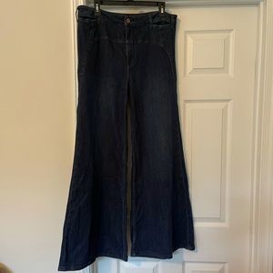 Pilcro Wide-leg Jeans